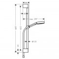 Душовий набір Hansgrohe Pulsify Select 24160000 - Фото 1